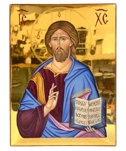 Icona, Cristo Pantocrator 24x32 cm