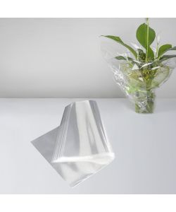 Feuille de cellophane transparente 100x130 cm pour fleurs