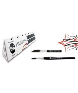 Kit Pinstriping Borciani, 2 Pennelli Spada in Filato Sintetico HIDRO