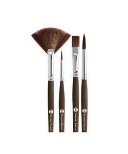KIT 4 brushes TOP GRAPHIC, Borciani Bonazzi