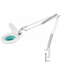Led table lamp with 5 diopters magnifying glass, diam. 12 cm