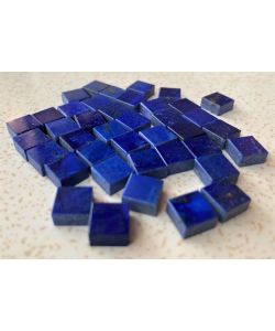 Mosaic tile, in authentic Lapis Lazuli 8x8 mm 3 mm thick