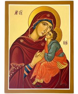 Icona Madre di Dio della Tenerezza 24x32 cm