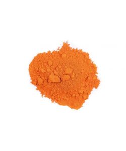 Orange lead Minium, contains lead, Kremer pigment (42500)