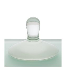 Pestello in vetro per macinare pigmenti, diametro 8 cm