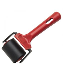 Soft rubber roller 5 cm wide, with handle