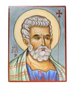 Icona San Pietro, 13x17 cm