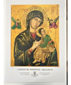 Druck, Ikone Unserer Lieben Frau von der Immerwährenden Hilfe (original Chiesa di Sant'Alfonso all'E