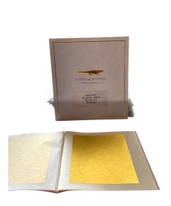 Eytzinger libretto foglia d'oro 25 fogli  22 Kt 8x8 cm SP. 15 gr. decalco