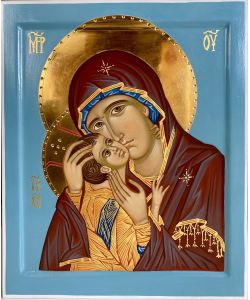 Icona Madre di Dio della Tenerezza 25x30 cm